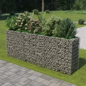 Stahl-Gabionenbeet 270x50x100 cm von vidaXL, Töpfe und Pflanzgefäße - Ref: Foro24-143562, Preis: 140,98 €, Rabatt: %