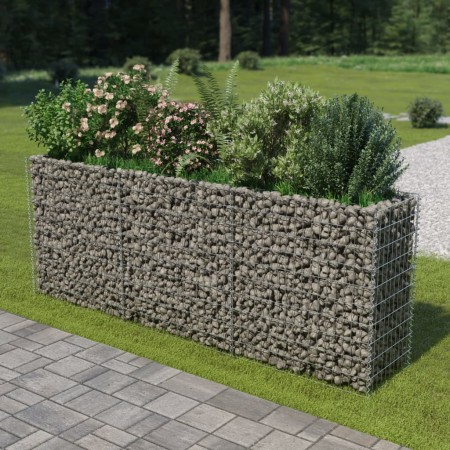 Stahl-Gabionenbeet 270x50x100 cm von vidaXL, Töpfe und Pflanzgefäße - Ref: Foro24-143562, Preis: 139,59 €, Rabatt: %