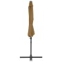 Geländeschirm mit taupegrauer Stahlstange 300 cm von vidaXL, Sonnenschirme - Ref: Foro24-44631, Preis: 101,56 €, Rabatt: %