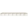 Weißer Massivholzbettrahmen 100x200 cm von , Betten und Lattenroste - Ref: Foro24-820687, Preis: 126,34 €, Rabatt: %