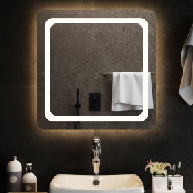 Espejo de baño con LED 60x60 cm