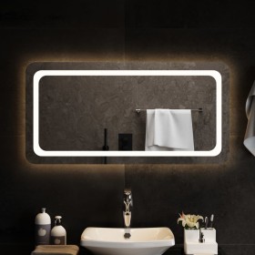 Espejo de baño con LED 100x50 cm