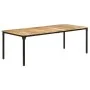 Rough mango wood dining table 220x100x76 cm by , Kitchen and dining tables - Ref: Foro24-321977, Price: 393,70 €, Discount: %