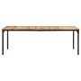 Esstisch aus rauem Mangoholz, 220 x 100 x 76 cm von , Küchen- und Esstische - Ref: Foro24-321977, Preis: 401,89 €, Rabatt: %