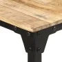 Rough mango wood dining table 220x100x76 cm by , Kitchen and dining tables - Ref: Foro24-321977, Price: 393,70 €, Discount: %