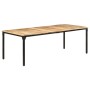 Esstisch aus rauem Mangoholz, 220 x 100 x 76 cm von , Küchen- und Esstische - Ref: Foro24-321977, Preis: 401,89 €, Rabatt: %