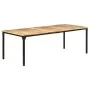 Rough mango wood dining table 220x100x76 cm by , Kitchen and dining tables - Ref: Foro24-321977, Price: 393,70 €, Discount: %