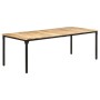 Esstisch aus rauem Mangoholz, 220 x 100 x 76 cm von , Küchen- und Esstische - Ref: Foro24-321977, Preis: 401,89 €, Rabatt: %