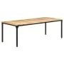 Rough mango wood dining table 220x100x76 cm by , Kitchen and dining tables - Ref: Foro24-321977, Price: 393,70 €, Discount: %