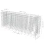 Arriate de gaviones de acero 270x50x100 cm de vidaXL, Maceteros y jardineras - Ref: Foro24-143562, Precio: 141,42 €, Descuent...