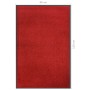 Red doormat 80x120 cm by , Doormats - Ref: Foro24-331582, Price: 43,51 €, Discount: %