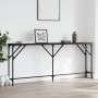 Mesa consola madera de ingeniería negro 180x23x75 cm de , Mesas auxiliares - Ref: Foro24-837767, Precio: 56,17 €, Descuento: %