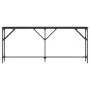 Black engineered wood console table 180x23x75 cm by , Side tables - Ref: Foro24-837767, Price: 54,56 €, Discount: %