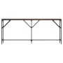 Oak brown engineered wood console table 180x23x75 cm by , Side tables - Ref: Foro24-837771, Price: 61,98 €, Discount: %