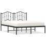 Bettgestell mit schwarzem Metallkopfteil 140x200 cm von , Betten und Lattenroste - Ref: Foro24-373790, Preis: 106,43 €, Rabat...