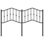 Cabecero de metal negro 135 cm de , Cabeceros y pies de cama - Ref: Foro24-373821, Precio: 33,75 €, Descuento: %
