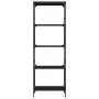 5-shelf black engineered wood bookcase 59x35x171 cm by , Bookcases and shelves - Ref: Foro24-837622, Price: 60,09 €, Discount: %