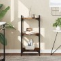 Bookcase with 3 shelves engineered wood smoked oak 40x30x86 cm by , Bookcases and shelves - Ref: Foro24-837629, Price: 35,48 ...