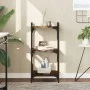 Librería 3 estantes madera ingeniería roble ahumado 40x30x86 cm de , Librerías y estanterías - Ref: Foro24-837629, Precio: 35...
