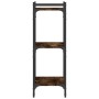 Bookcase with 3 shelves engineered wood smoked oak 40x30x86 cm by , Bookcases and shelves - Ref: Foro24-837629, Price: 35,48 ...