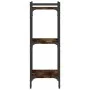 Bookcase with 3 shelves engineered wood smoked oak 40x30x86 cm by , Bookcases and shelves - Ref: Foro24-837629, Price: 35,02 ...