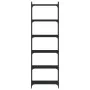 Bookcase with 6 shelves black engineered wood 60x30x188 cm by , Bookcases and shelves - Ref: Foro24-837662, Price: 62,68 €, D...