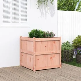 Jardinera de madera maciza Douglas 70x70x70 cm de , Maceteros y jardineras - Ref: Foro24-837437, Precio: 109,95 €, Descuento: %