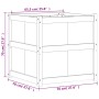 Douglas Massivholz-Pflanzgefäß 70x70x70 cm von , Töpfe und Pflanzgefäße - Ref: Foro24-837437, Preis: 111,36 €, Rabatt: %