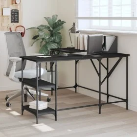 Schwarzer Schreibtisch aus Holzwerkstoff, 139 x 139 x 75 cm von , Schreibtische - Ref: Foro24-837587, Preis: 90,64 €, Rabatt: %