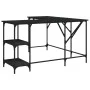 Black engineered wood desk 139x139x75 cm by , Desks - Ref: Foro24-837587, Price: 90,63 €, Discount: %