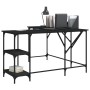 Escritorio madera de ingeniería negro 139x139x75 cm de , Escritorios - Ref: Foro24-837587, Precio: 91,78 €, Descuento: %