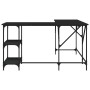 Escritorio madera de ingeniería negro 139x139x75 cm de , Escritorios - Ref: Foro24-837587, Precio: 91,78 €, Descuento: %
