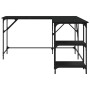 Escritorio madera de ingeniería negro 139x139x75 cm de , Escritorios - Ref: Foro24-837587, Precio: 91,78 €, Descuento: %