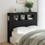 Headboard with LED black engineered wood 120x18.5x103.5 cm by , Headboards and footboards - Ref: Foro24-837338, Price: 75,55 ...