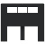Headboard with LED black engineered wood 120x18.5x103.5 cm by , Headboards and footboards - Ref: Foro24-837338, Price: 75,55 ...