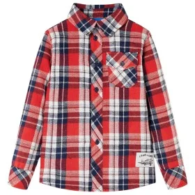 Rot- und marineblaues kariertes Kinderhemd 92 von , Kinder-T-Shirts - Ref: Foro24-13169, Preis: 10,96 €, Rabatt: %