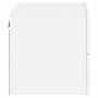Wall bedside table with white LED lights by , Nightstands - Ref: Foro24-836812, Price: 58,26 €, Discount: %