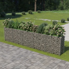 Gabionenbett aus Stahl 450x50x100 cm von vidaXL, Töpfe und Pflanzgefäße - Ref: Foro24-143564, Preis: 208,70 €, Rabatt: %
