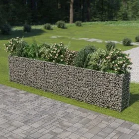 Gabionenbett aus Stahl 450x50x100 cm von vidaXL, Töpfe und Pflanzgefäße - Ref: Foro24-143564, Preis: 204,16 €, Rabatt: %