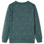 Dunkelgrün meliertes Kinder-Sweatshirt 104 von , Kinder-T-Shirts - Ref: Foro24-12970, Preis: 11,76 €, Rabatt: %