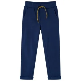 Children's pants with navy blue drawstring 128 by , kids pants - Ref: Foro24-12987, Price: 11,24 €, Discount: %