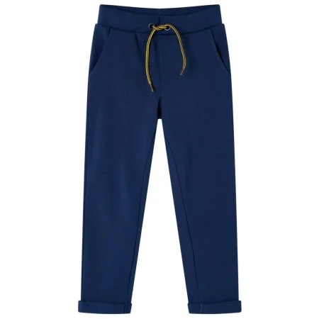 Pantalones infantiles con cordón azul marino 128 de , Pantalones de niños - Ref: Foro24-12987, Precio: 11,24 €, Descuento: %