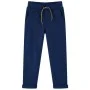 Pantalones infantiles con cordón azul marino 128 de , Pantalones de niños - Ref: Foro24-12987, Precio: 11,24 €, Descuento: %