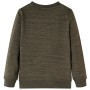 Dark khaki melange children's sweatshirt 128 by , Kids T-shirts - Ref: Foro24-13207, Price: 11,35 €, Discount: %