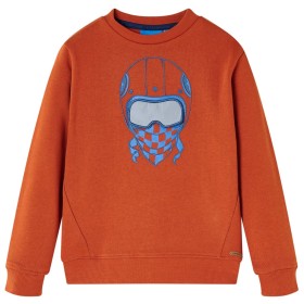 Kinder-Sweatshirt in heller Ziegelfarbe 104 von , Kinder-T-Shirts - Ref: Foro24-13380, Preis: 11,35 €, Rabatt: %