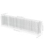Gabionenbett aus Stahl 450x50x100 cm von vidaXL, Töpfe und Pflanzgefäße - Ref: Foro24-143564, Preis: 208,70 €, Rabatt: %