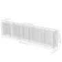 Gabionenbett aus Stahl 450x50x100 cm von vidaXL, Töpfe und Pflanzgefäße - Ref: Foro24-143564, Preis: 204,16 €, Rabatt: %