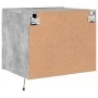 Mesitas de noche de pared con luces LED 2 uds gris hormigón de , Mesitas de noche - Ref: Foro24-836819, Precio: 78,60 €, Desc...