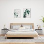 Wand-Nachttische mit LED-Leuchten 2 Stück betongrau von , Nachttische - Ref: Foro24-836833, Preis: 75,38 €, Rabatt: %