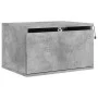 Mesitas de noche de pared con luces LED 2 uds gris hormigón de , Mesitas de noche - Ref: Foro24-836833, Precio: 73,70 €, Desc...
